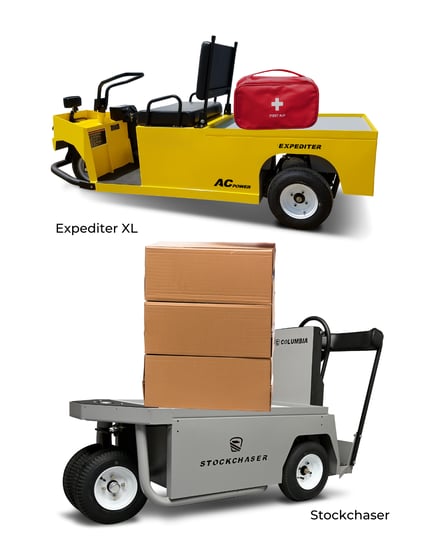 Top photo: Yellow Columbia Expediter XL Bottom Photo: Gray Columbia Stockchaser.