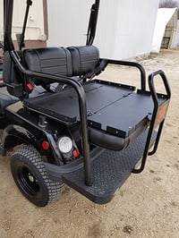 Journeyman- fold down rear facing seat